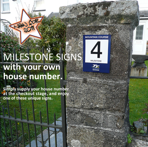 Milestone Signs with you house number on!